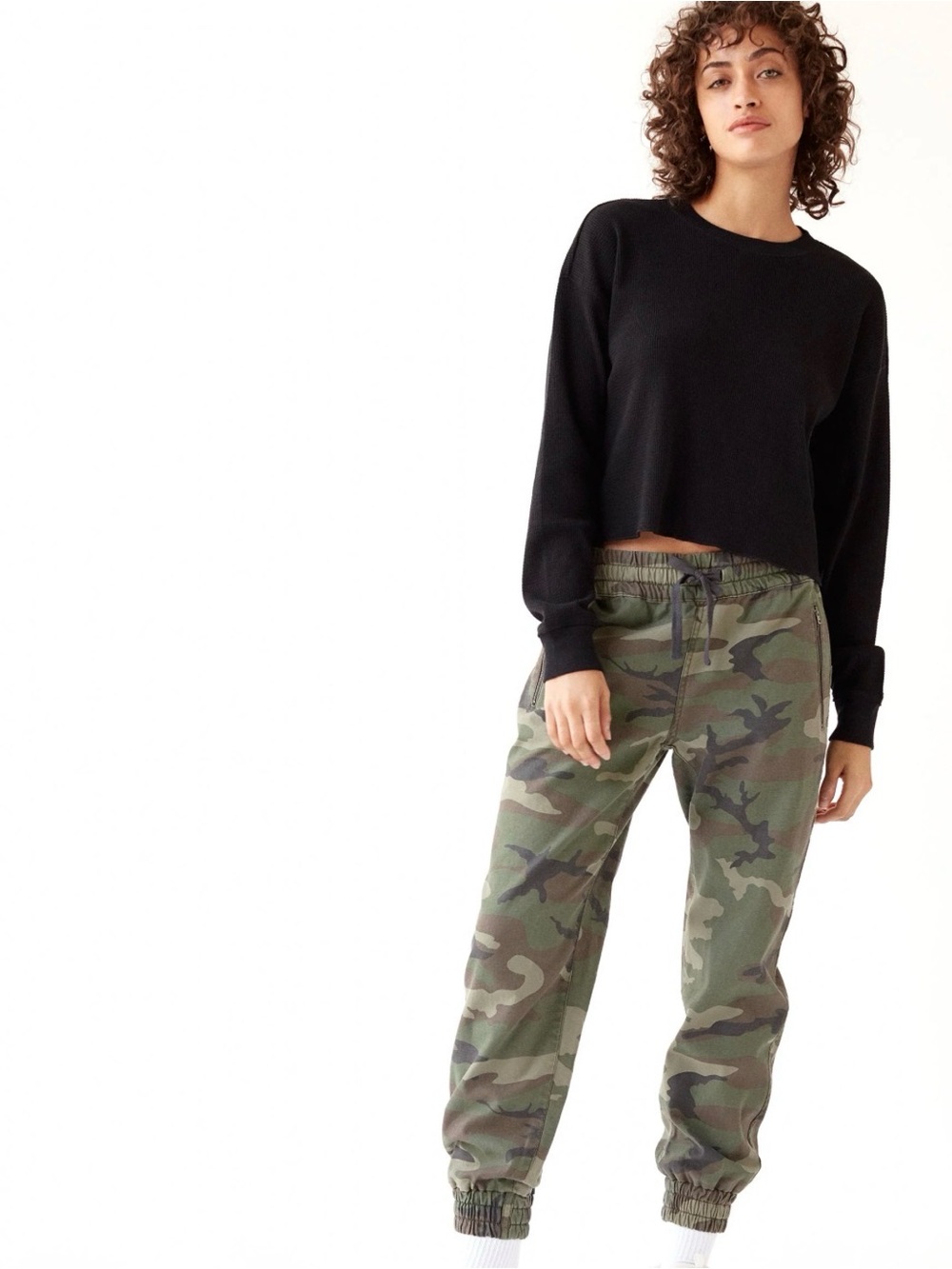 TNA Aritzia Camo Alix Joggers